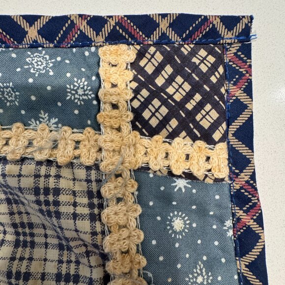 Vintage Pillow Cover 2D Handmade Christmas Winter Snowman Family Zipper *read* - Picture 4 of 7